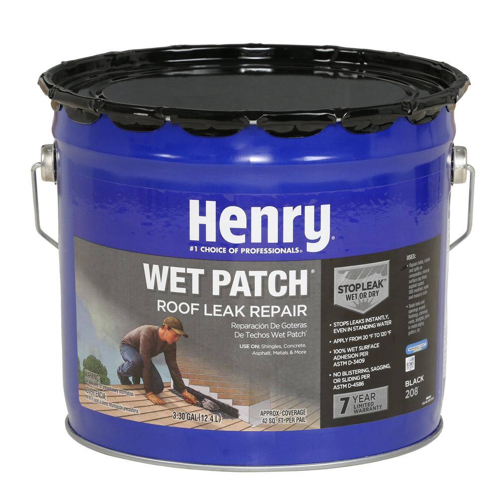 Henry 208 Wet Patch Roof Leak Repair Sealant 3.3 gal. HE208361