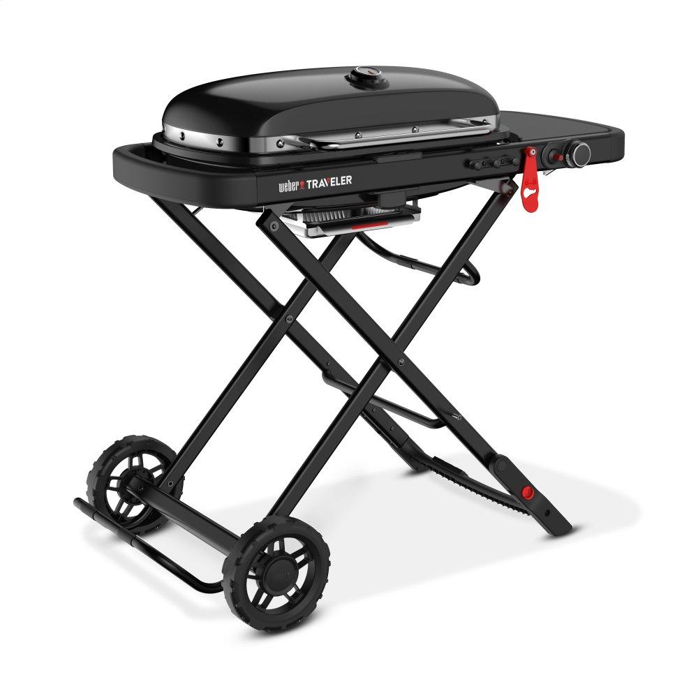 Weber 9013001 Weber Traveler Portable Gas Grill Stealth Edition