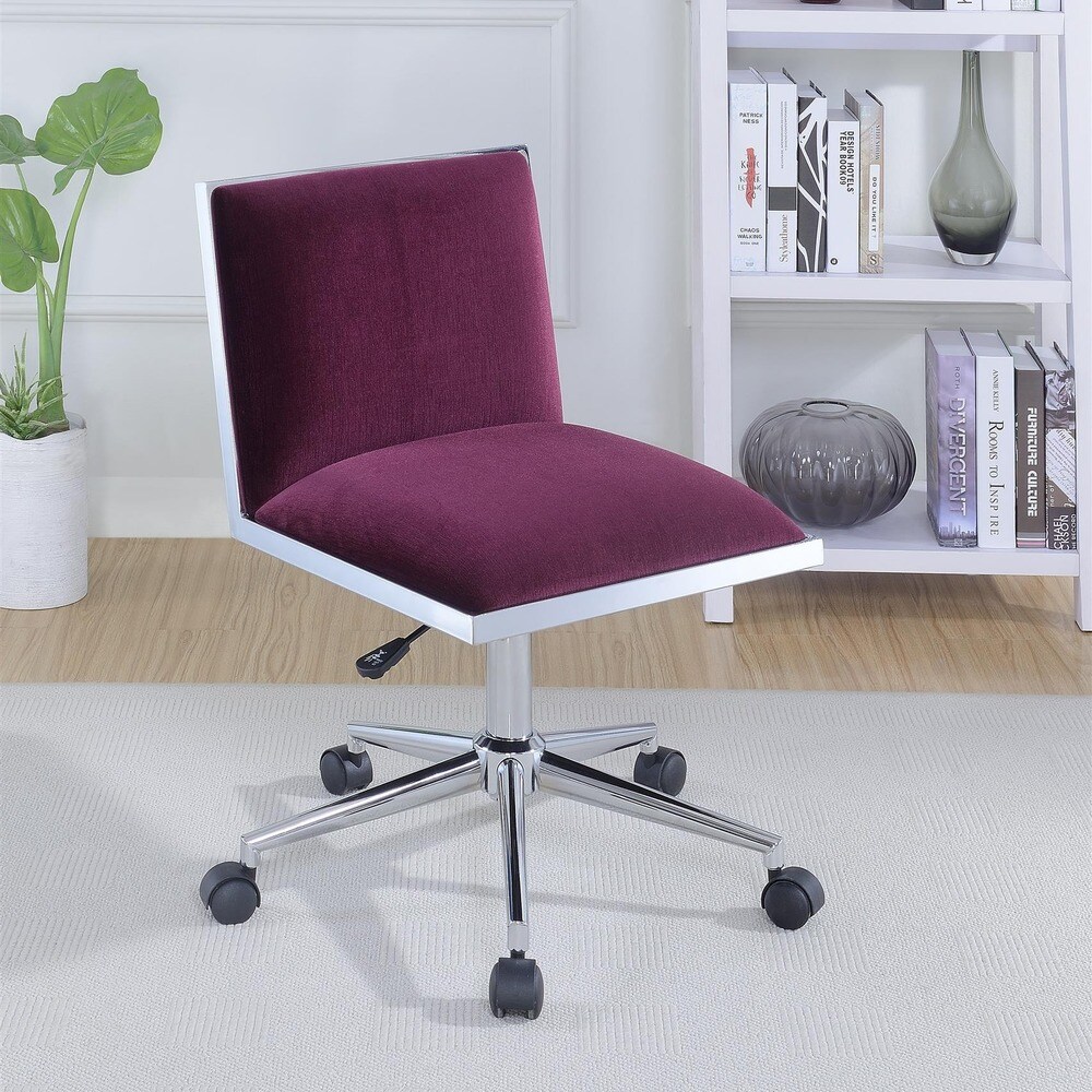 Ceto Contemporary Fabric Height Adjustable Office Desk Chair by Furniture of America