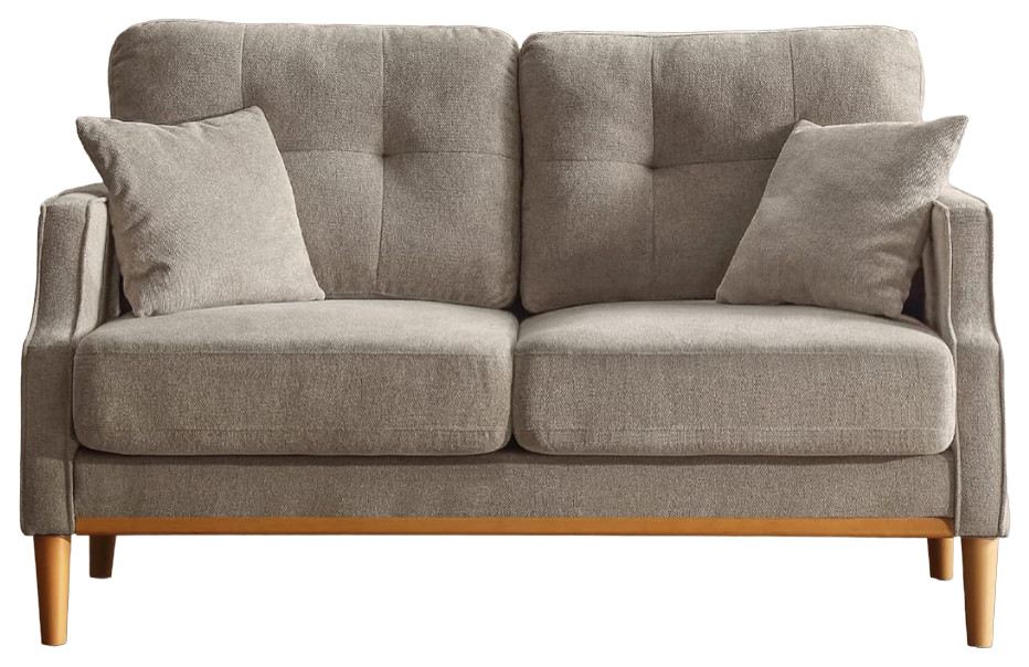 Unique Loveseat  Waterproof Upholstered Seat With USB Charging Ports   Contemporary   Loveseats   by Decor Love  Houzz