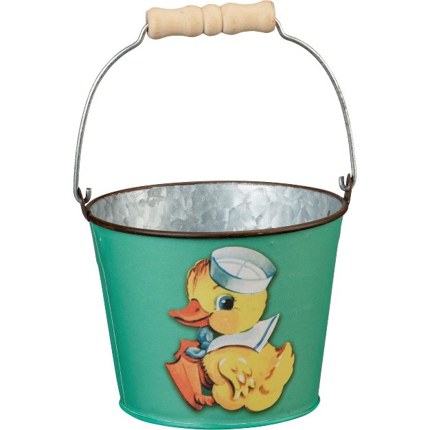 Primitives By Kathy Happy Easter Decorative Bucket Set Of 5