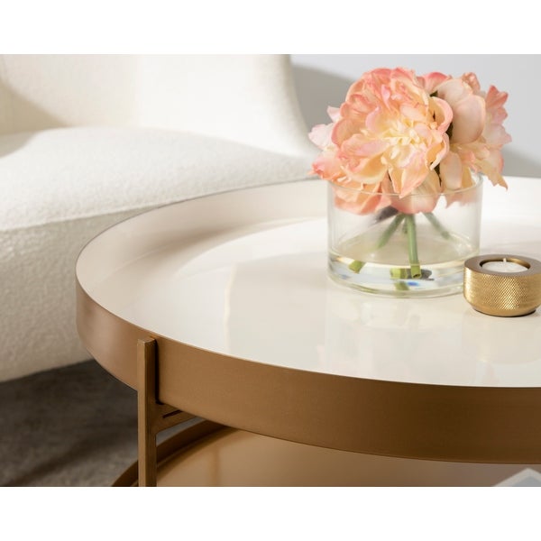 Kate and Laurel Nira Metal Coffee Table