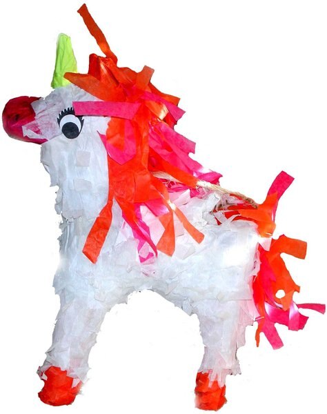 Fetch-It Pets Unicorn Pinata Bird Toy