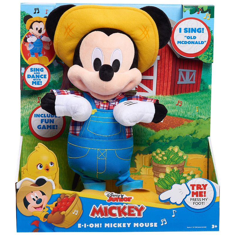 Disney's Mickey Mouse E-I-Oh! Singing and Dancing Plush