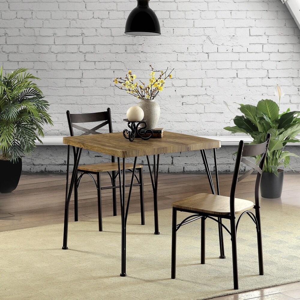 DH BASIC Small Space 2 Person Dining Set by Denhour