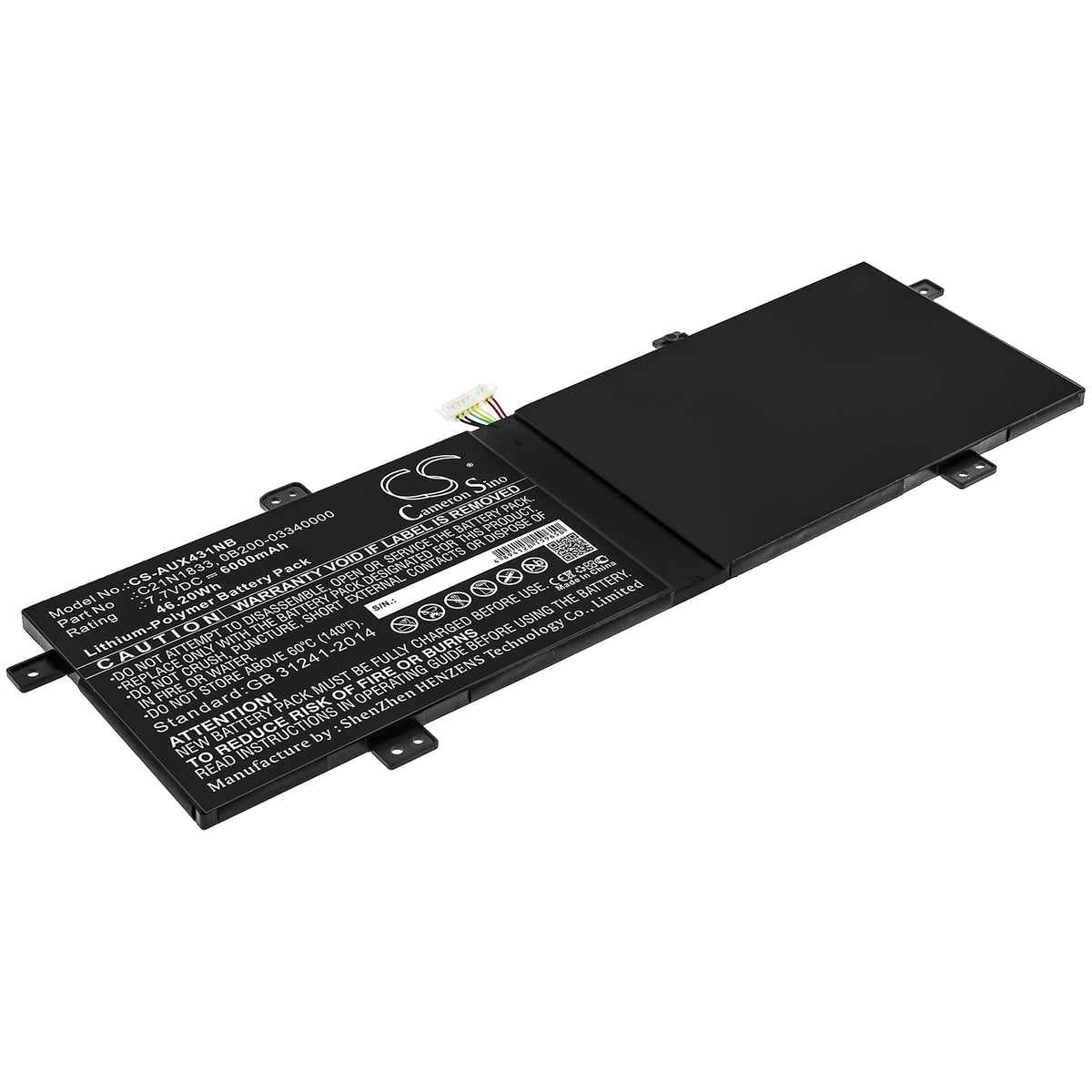 Asus BX431FA BX431FB K431FA K431FL S431FA S431FL S Replacement Battery BatteryClerkcom Laptop and Notebook