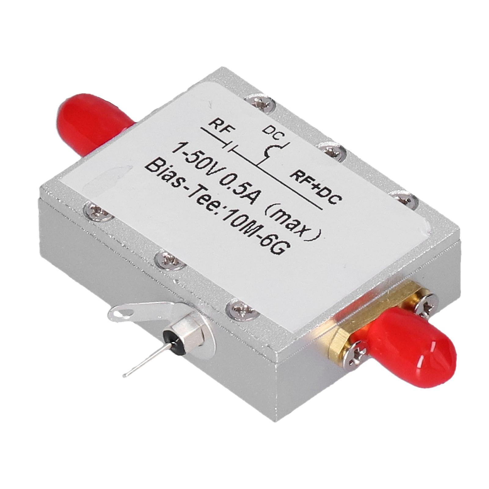 Bias Tee Module Coaxial Feed Low Insertion Loss Rf Dc Blocker Accessory 10mhz6ghz