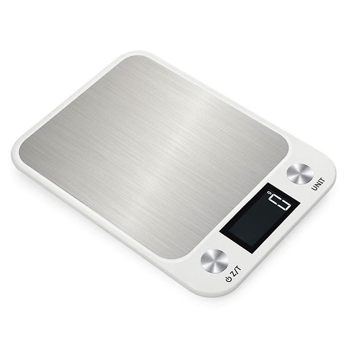 Stuff Certified® Kitchen Scale Digital - 10kg / 1g - Precision Digital Kitchen Scale White