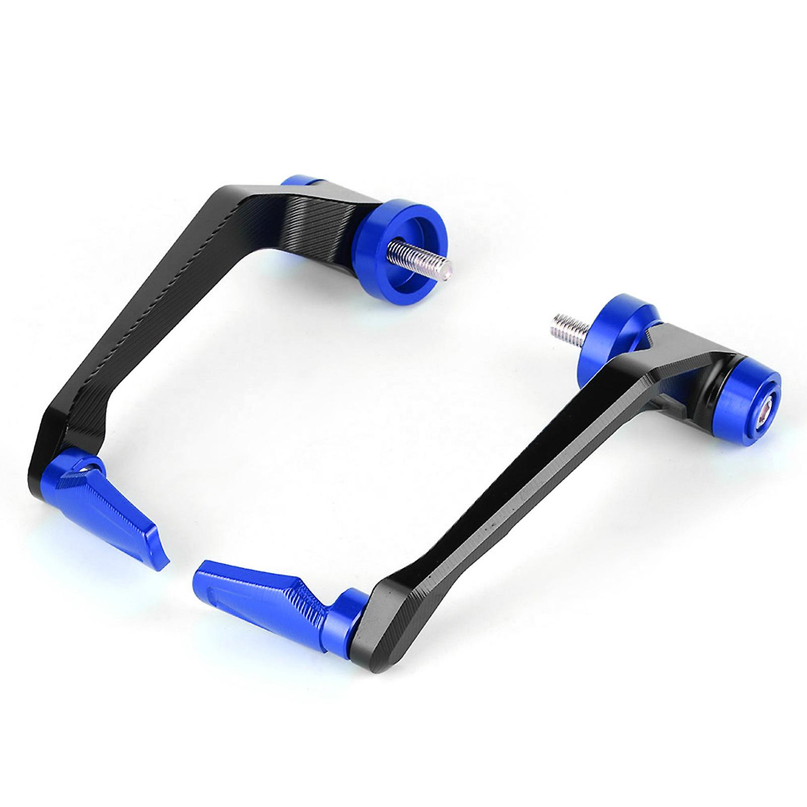 Aluminum Alloy Brake Clutch Levers Guard Universal Handlebar Grips Protector For Motorcycleblue