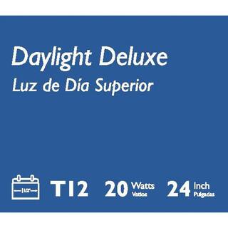 Philips 20-Watt 2 ft. Linear T12 ALTO Fluorescent Tube Light Bulb Daylight Deluxe (6500K) (1-Pack) 543496