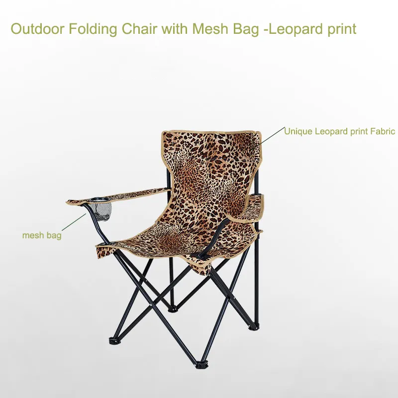 Wholesale Outdoor New Style Folding Beach Chair with Cup Holder for Beach Camping Hiking