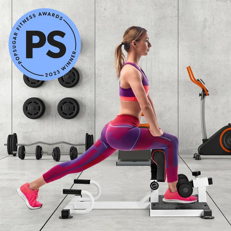 Premium All-In-One Home Gym Squat Machine Equipment W/ Anti-Skid Pads