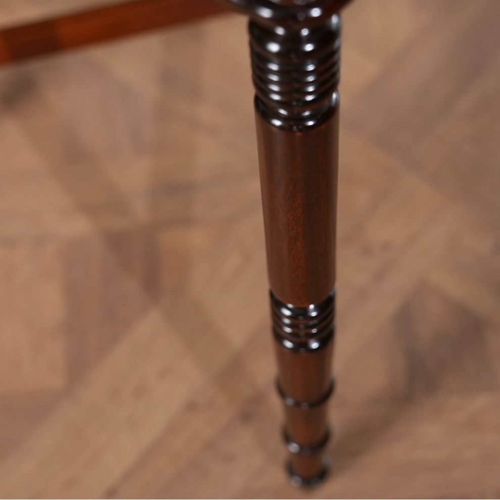 Mahogany Turned Leg Table   Traditional   Side Tables And End Tables   by Niagara Furniture  Houzz