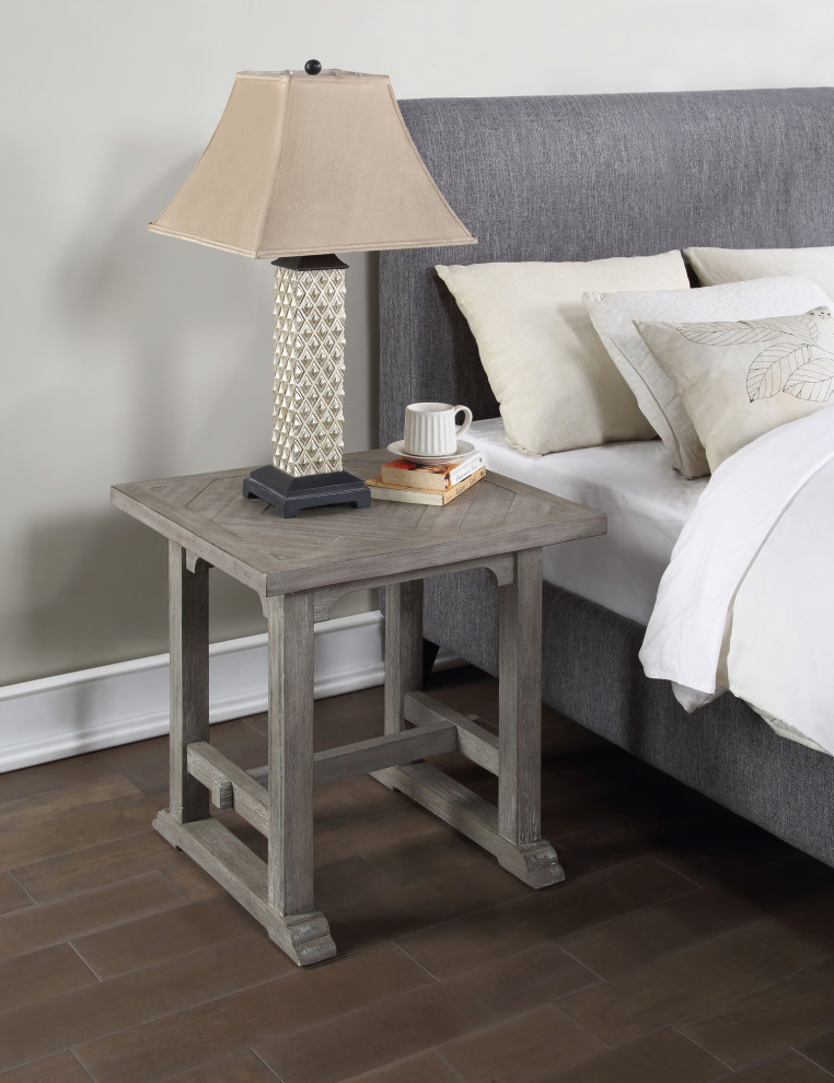 Whitford End Table   Farmhouse   Side Tables And End Tables   by Steve Silver  Houzz