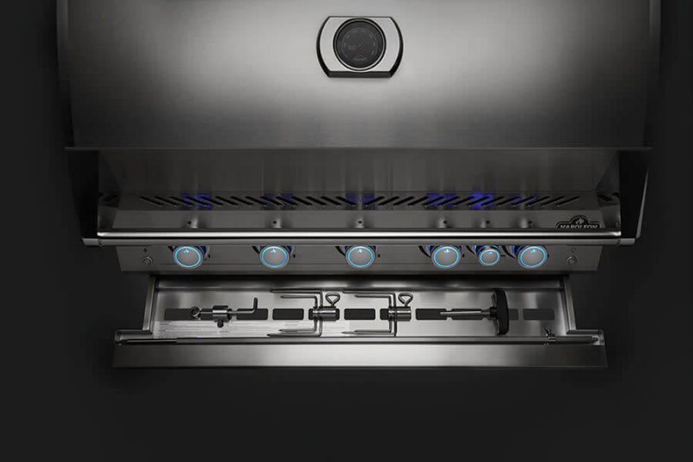 Napoleon 700 Series Built-In Liquid Propane Grill with Infrared Rear Burner in Stainless Steel