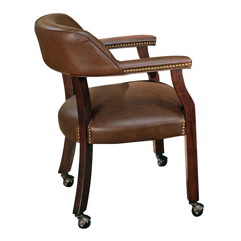 Tournament Rolling Captain's Dining Chair