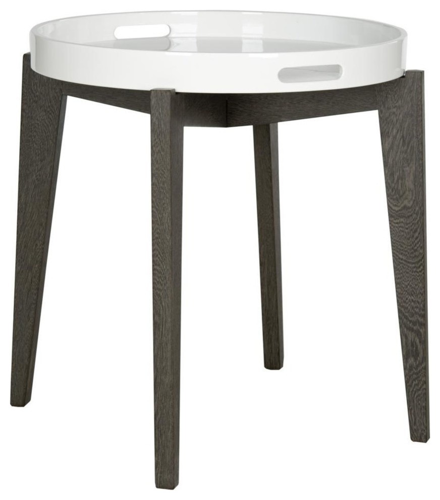 Safavieh Ben Lacquer Side Table   Transitional   Side Tables And End Tables   by HedgeApple  Houzz