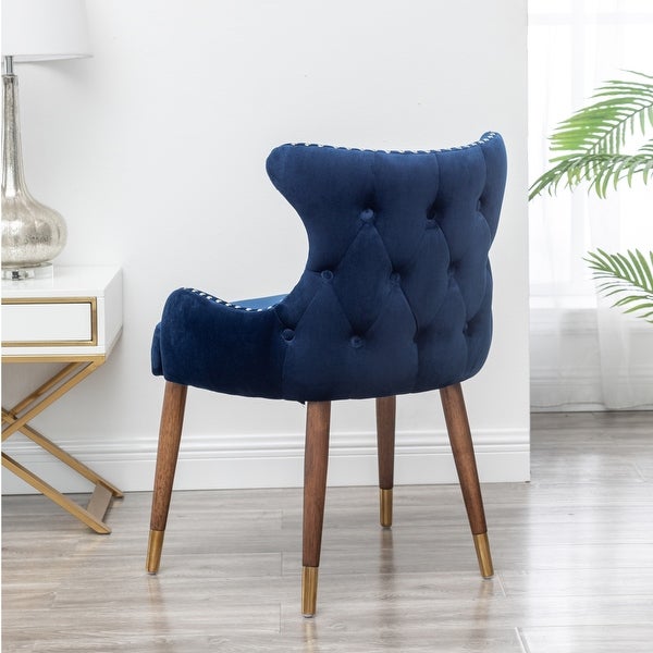 Roundhill Furniture Lindale Mid-century Modern Velvet Accent Chair