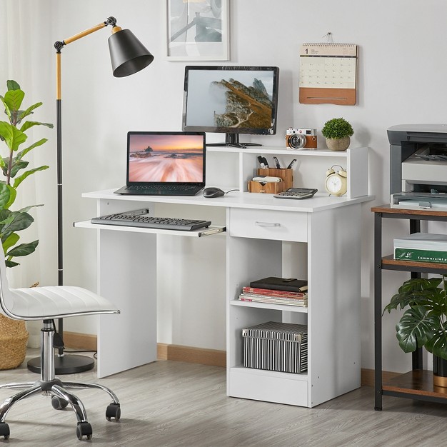 Yaheetech Home Office Wood Computer Desk With Storage Drawers