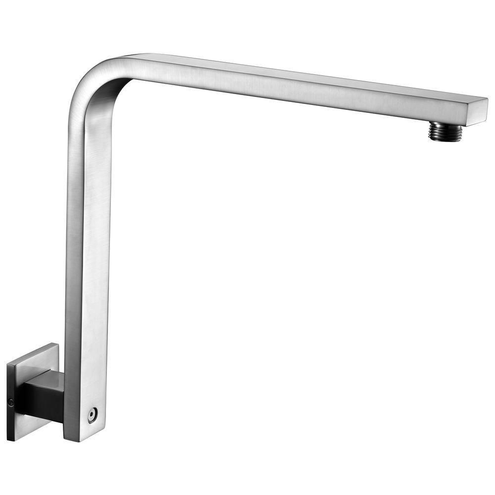 ALFI BRAND 12 in. Wall Mount Shower Arm in Brushed Nickel AB12GSW-BN