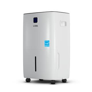 Commercial Cool Moisture removal capacity 50 Pt. 4500 sq.ft. with Front Bucket Dehumidifier in. white with Built-in Pump CCD50PJW