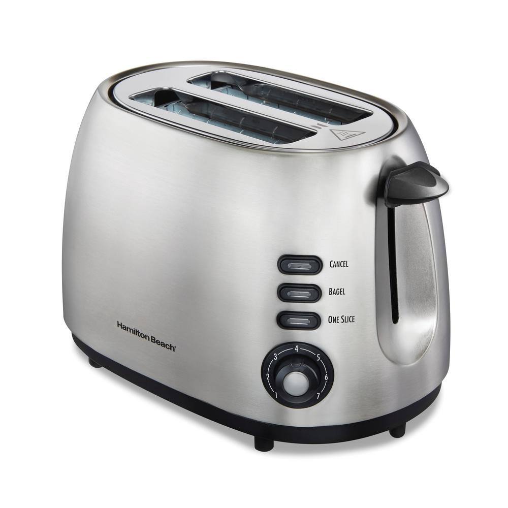 Hamilton Beach 850-Watt 2-Slice Stainless Steel Toaster 22220