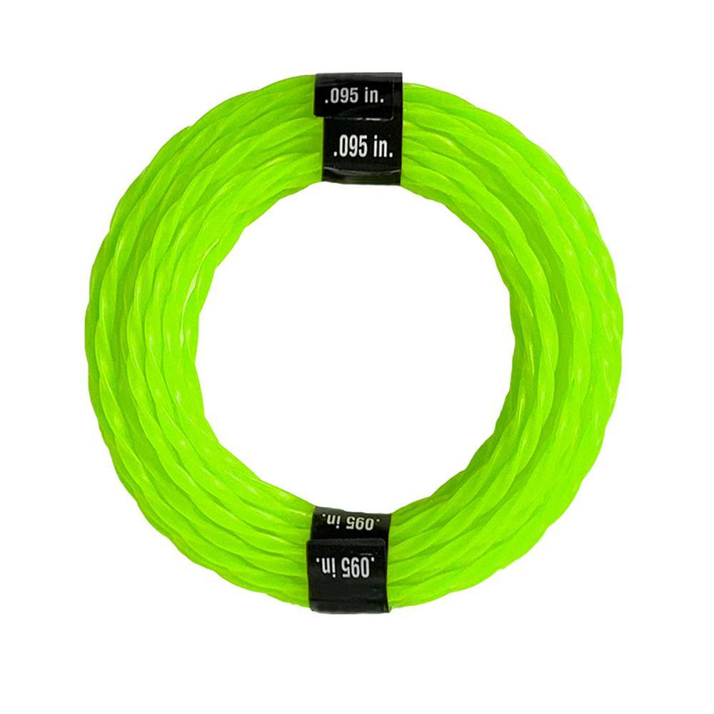 Rino-Tuff Universal Fit .080 in. x 16 ft. Precut Pro Twisted Line for Gas and Select Cordless String Grass TrimmerLawn Edg 17665