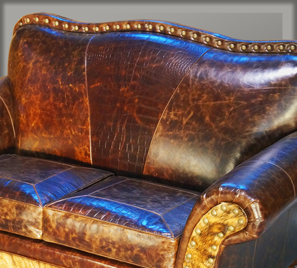 quotMaverick quot2 Cushion Love Seat   Southwestern   Loveseats   by Great Blue Heron Furniture  Houzz