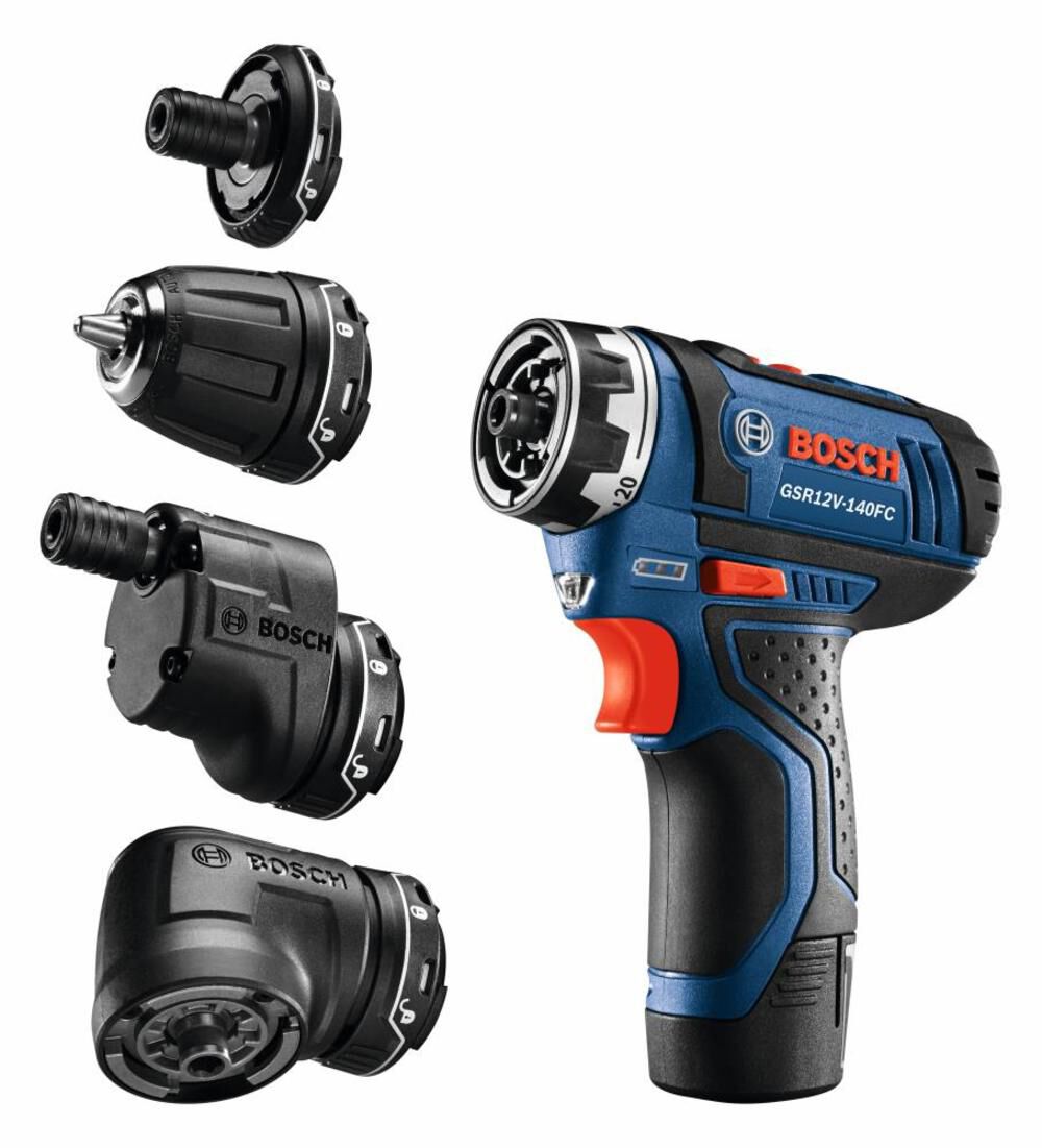 Bosch 12V Max Flexiclick 5-In-1 Drill/Driver System Kit GSR12V-140FCB22 from Bosch