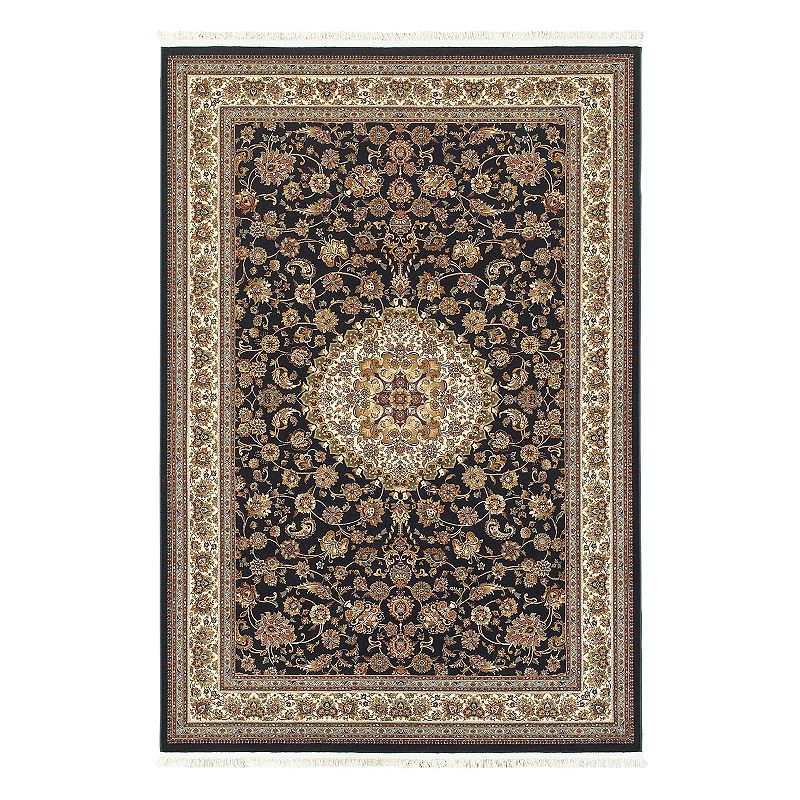 StyleHaven Mackenzie Classic Medallion Framed Floral Rug