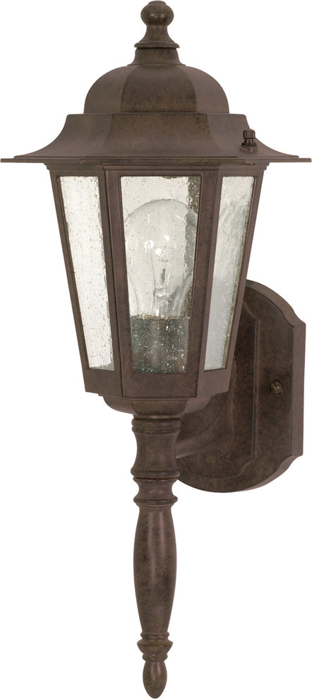 Cornerstone 1 Light Outdoor Wall Light  Old Bronze   Traditional   Outdoor Wall Lights And Sconces   by Buildcom  Houzz