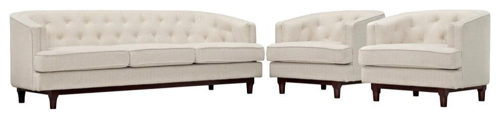 Violet Beige Living Room Set 3 Piece Set   Contemporary   Living Room Furniture Sets   by Rustic Home Furniture Deco  Houzz