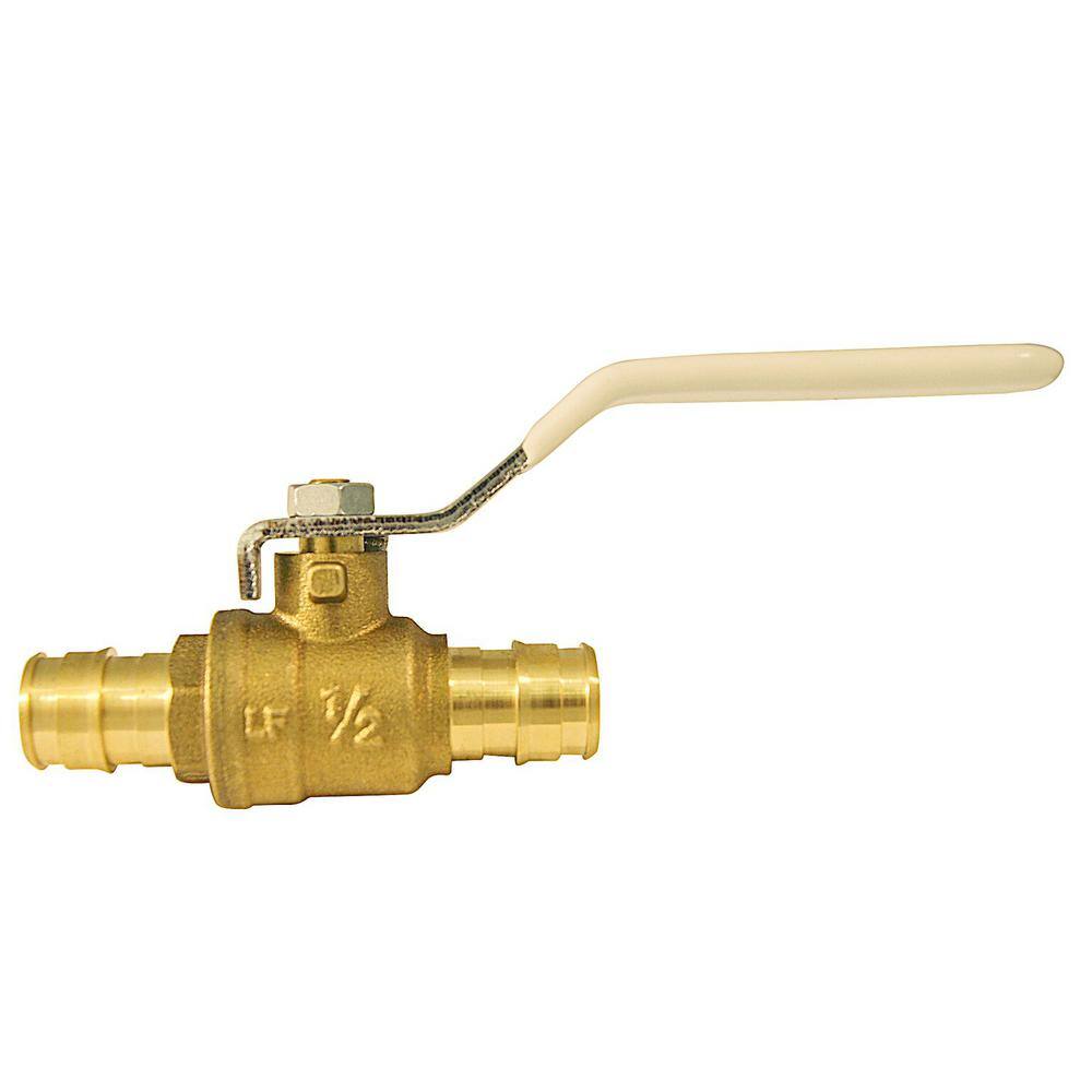 Apollo 12 in. Brass PEX-A Expansion Barb Ball Valve EPXV12