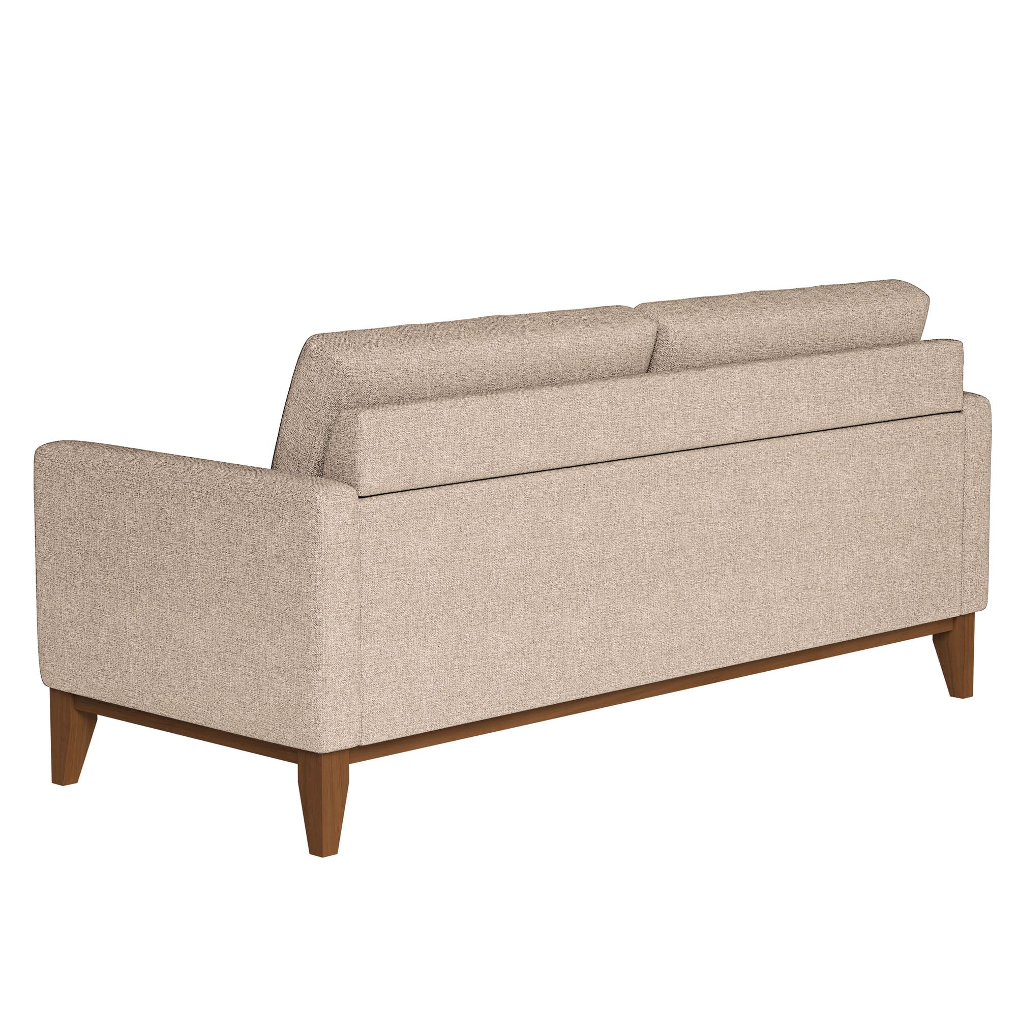 Desert Fields Modern Boho Lacey Sofa, Beige Polyester