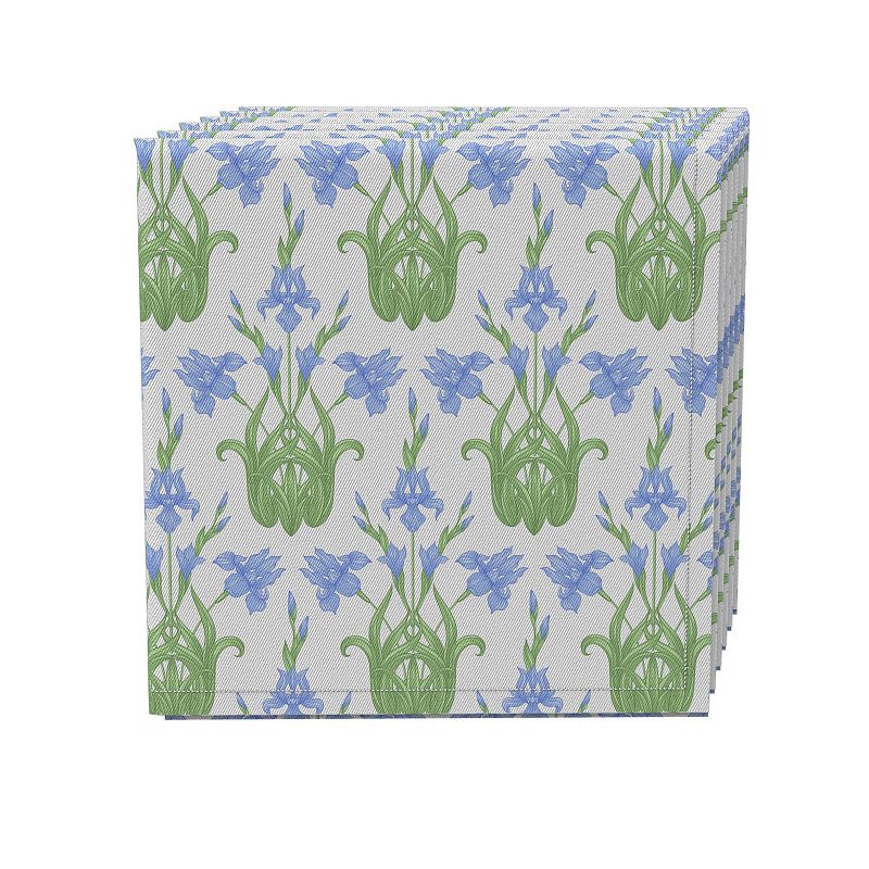 Napkin Set of 4， 100% Cotton， 20x20， Floral 92