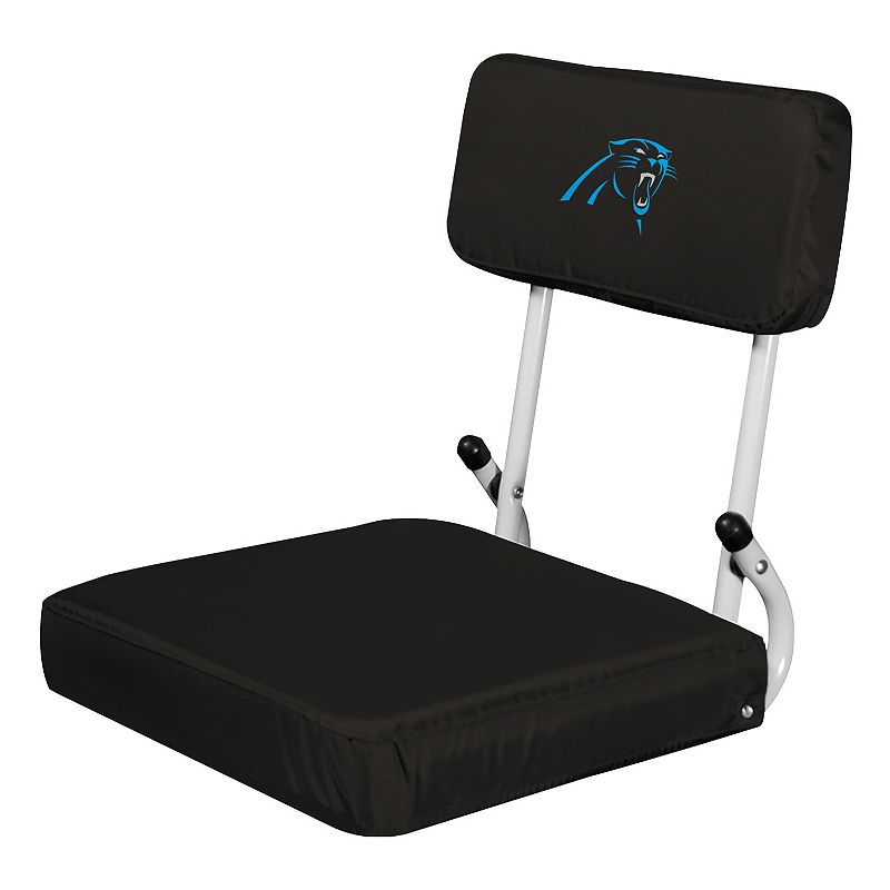 Logo Brands Carolina Panthers Hard Back Stadium Seat