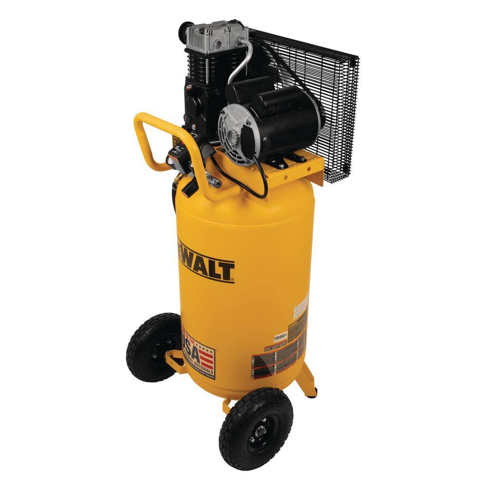 DW 25 Gal. 200 PSI Oil Lubed Belt Drive Portable Vertical Electric Air Compressor DXCM251