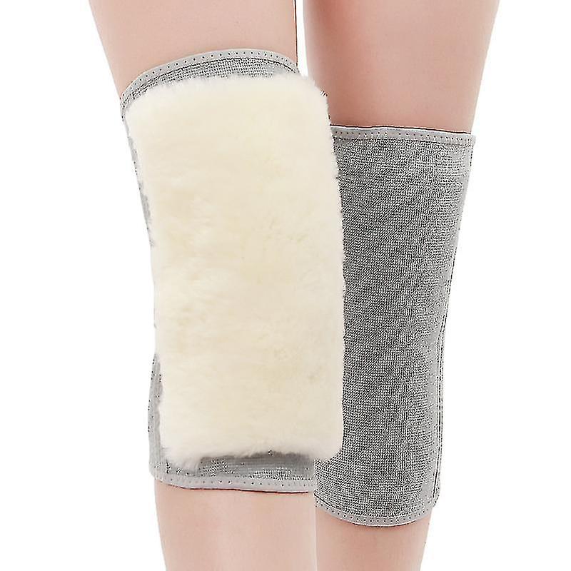 Winter Thermal Thicken Cashmere Knee Braces Adjustable Warm Wool Kneepads