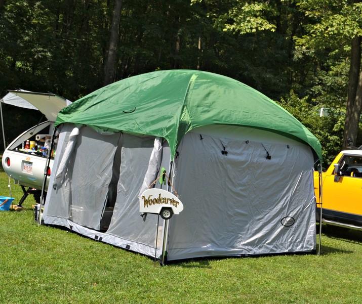 PahaQue 10 x 10 Teardrop Trailer Side Tent