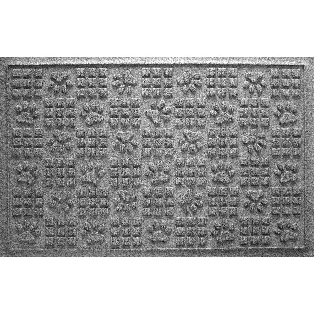Aqua Shield Dog Paw Squares 2x3 foot PET Fiber Doormat