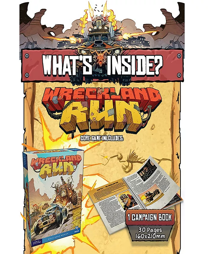 Renegade Game Studios Wreckland Run Solo Hero Series Solo Campaign Game  30-45 Min Per Campaign