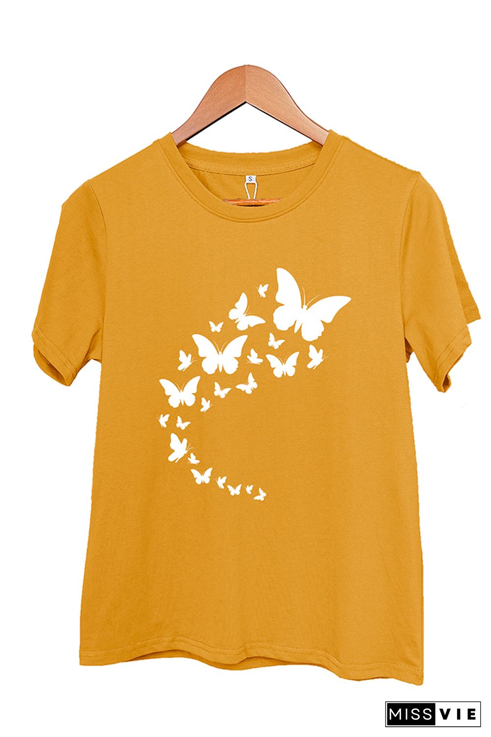 Flying Butterflies Graphic T-Shirt Wholesale