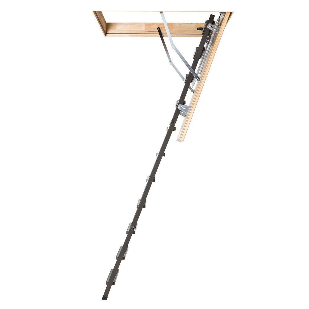 Fakro LMS 10 ft. 1 in. 30 in. x 54 in. Insulated Steel Attic Ladder with 350 lb. Load Capacity Type IA Duty Rating 66869