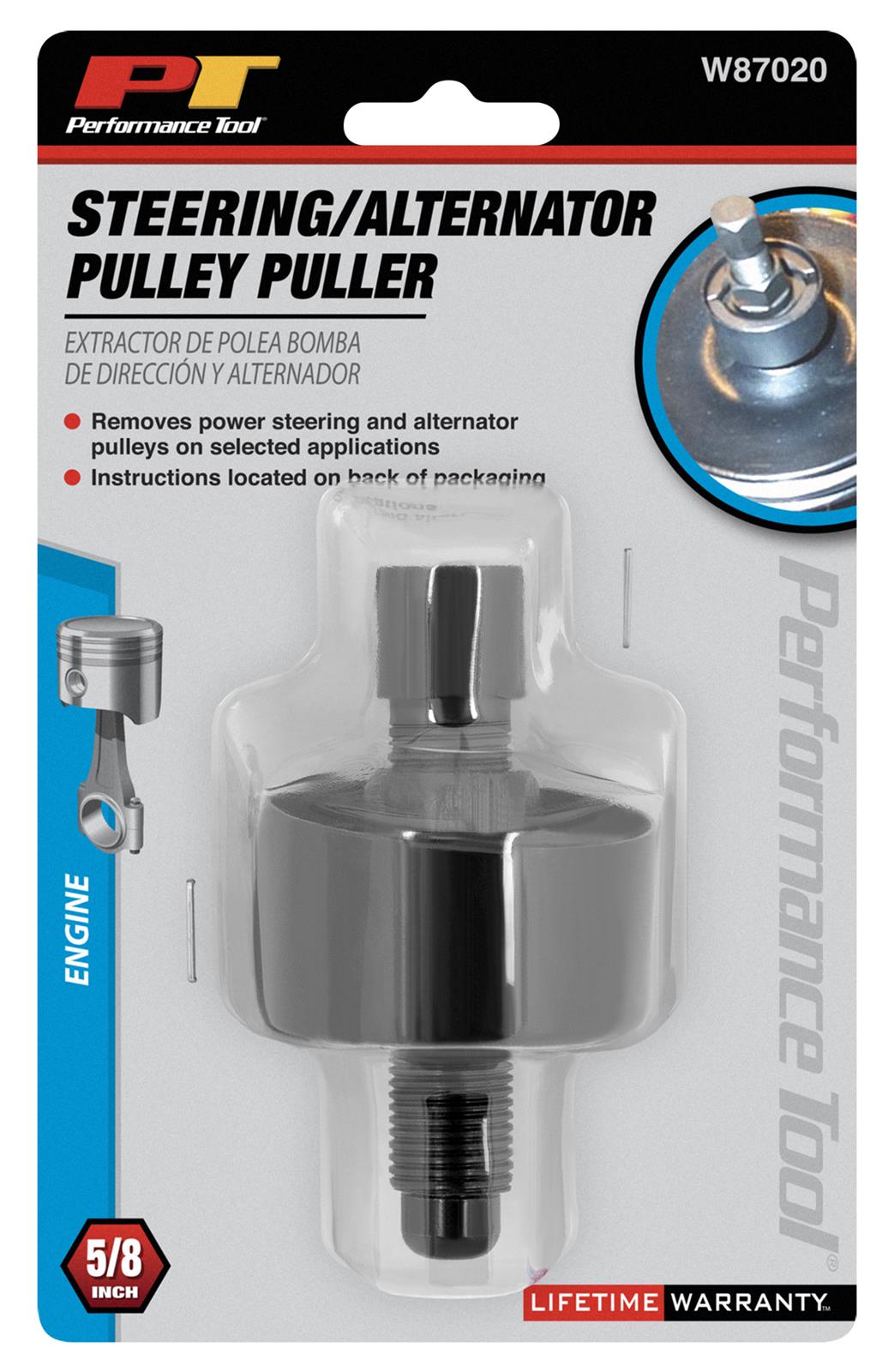 Performance Tool W87020 Performance Tool Power Steering and Alternator Pulley Pullers