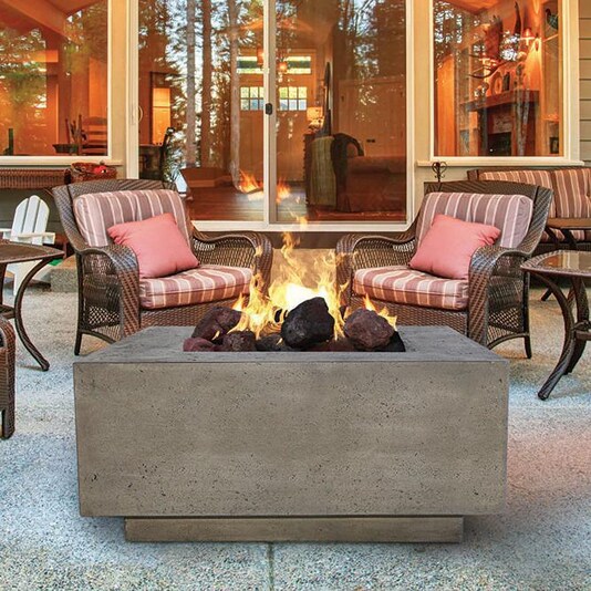 Lakeview Cascata Bay 3 48-Inch Propane Square Fire Pit Table