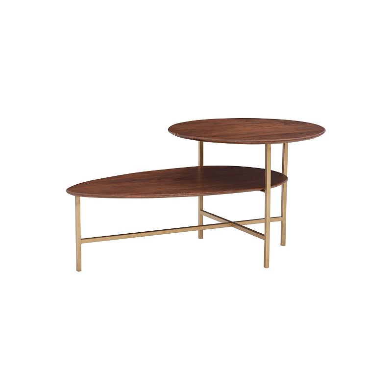 Linon Tavin Two-Tier Coffee Table