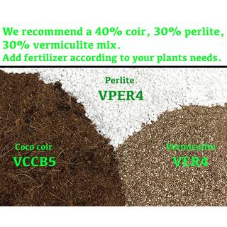 Viagrow 1.5 cu. ft. Coconut Coir Soilless Grow Media Bag (2-Pack) VCCF50-2