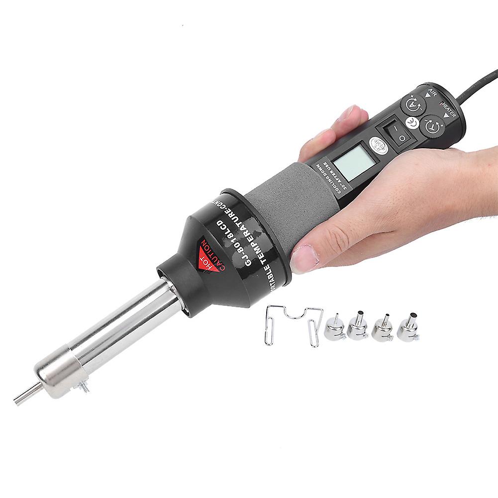 Hot Air Gun Soldering Station Industrial Electric Digital Display Thermostat Diy Equipment Us Plug Ac 110v