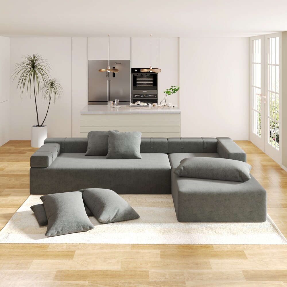 Modern Upholstered Sofa Set Modular 108\