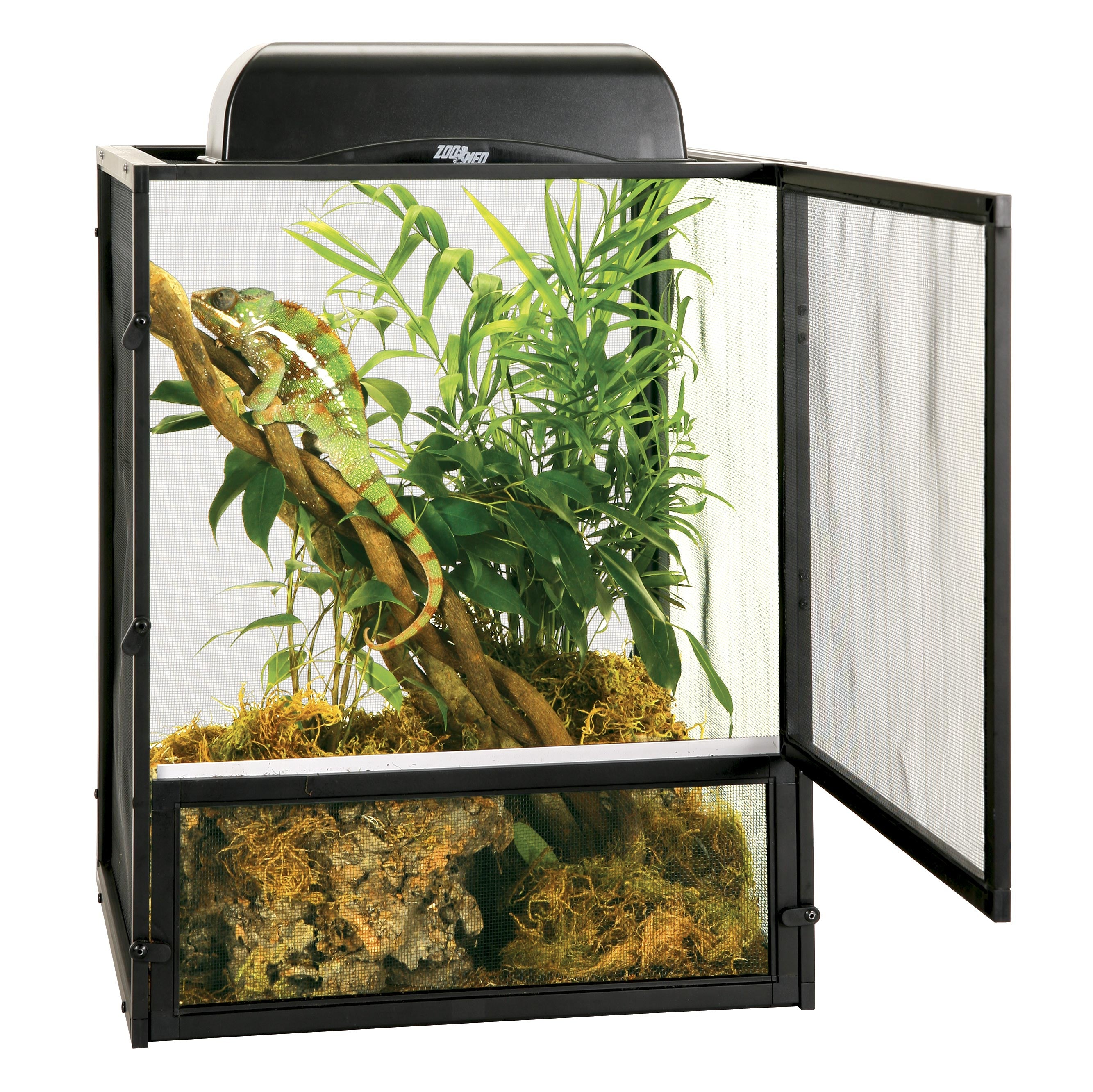 Zoo Med Labs 850-09110 Zoo Med NT-10 ReptiBreeze Alum. Screen cage 16x16x20in